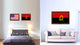 Angola Country Flag Canvas Print, 15"x21"