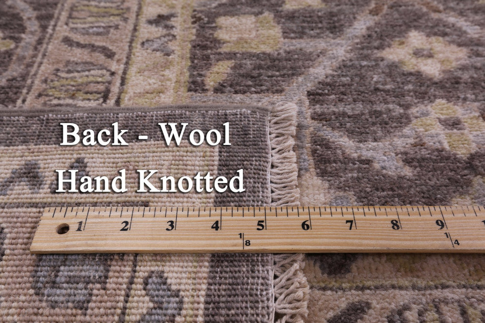 9' 9" X 13' 9" Peshawar Handmade Wool Rug Q9539