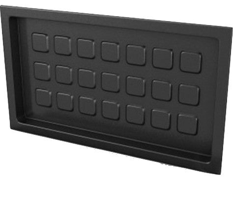 Crawl Space Recessed Foundation Vent Cover, 8"x16" Openings
