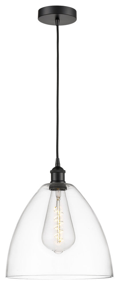 Innovations 616-1P-BK-GBD-122-LED 1-Light Mini Pendant, Matte Black