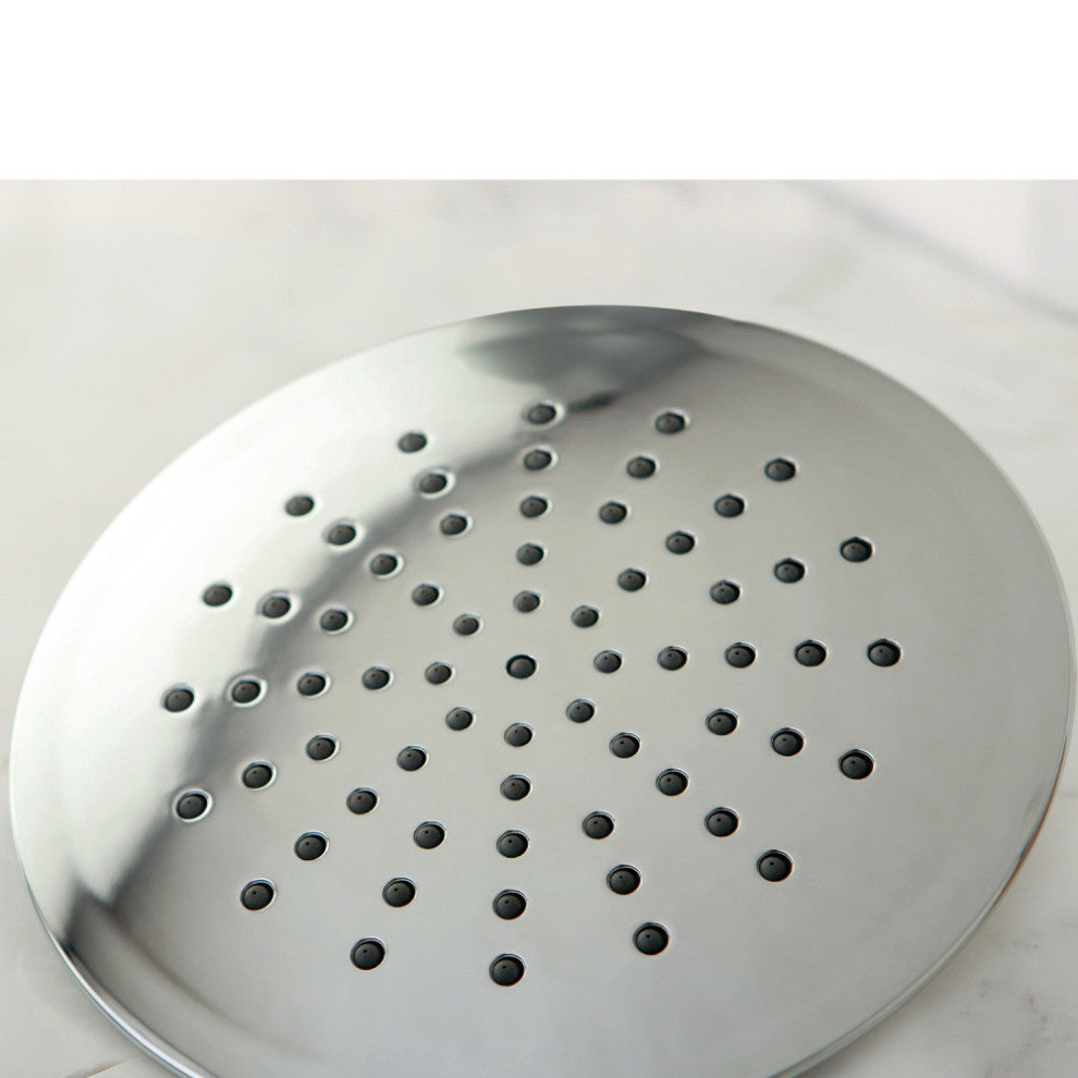 Showerscape Single Setting 7" ABS Rain Shower Head, Polished Chrome