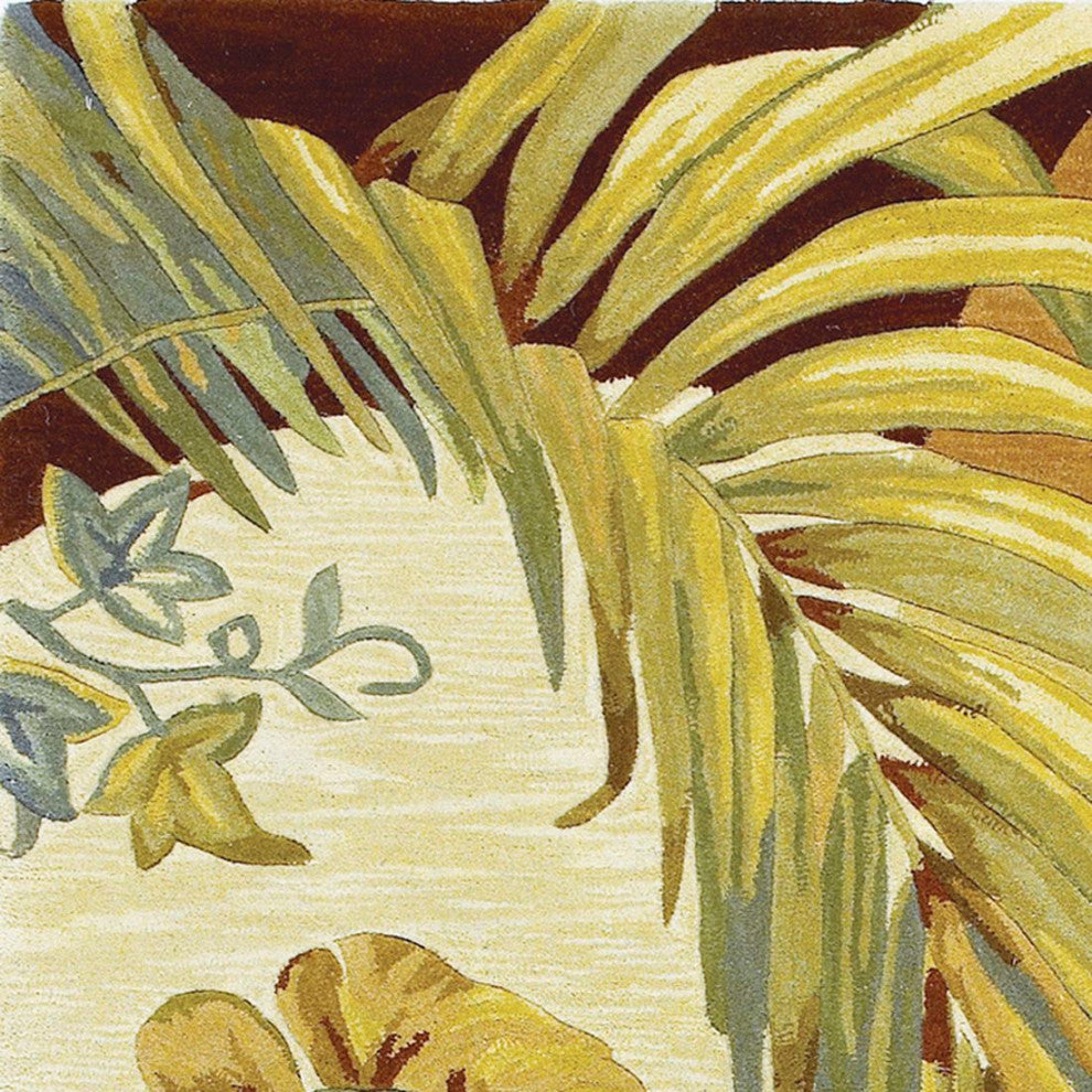 KAS Sparta 3113 Coral/Ivory Breezes Area Rug, 7'9"x9'6"
