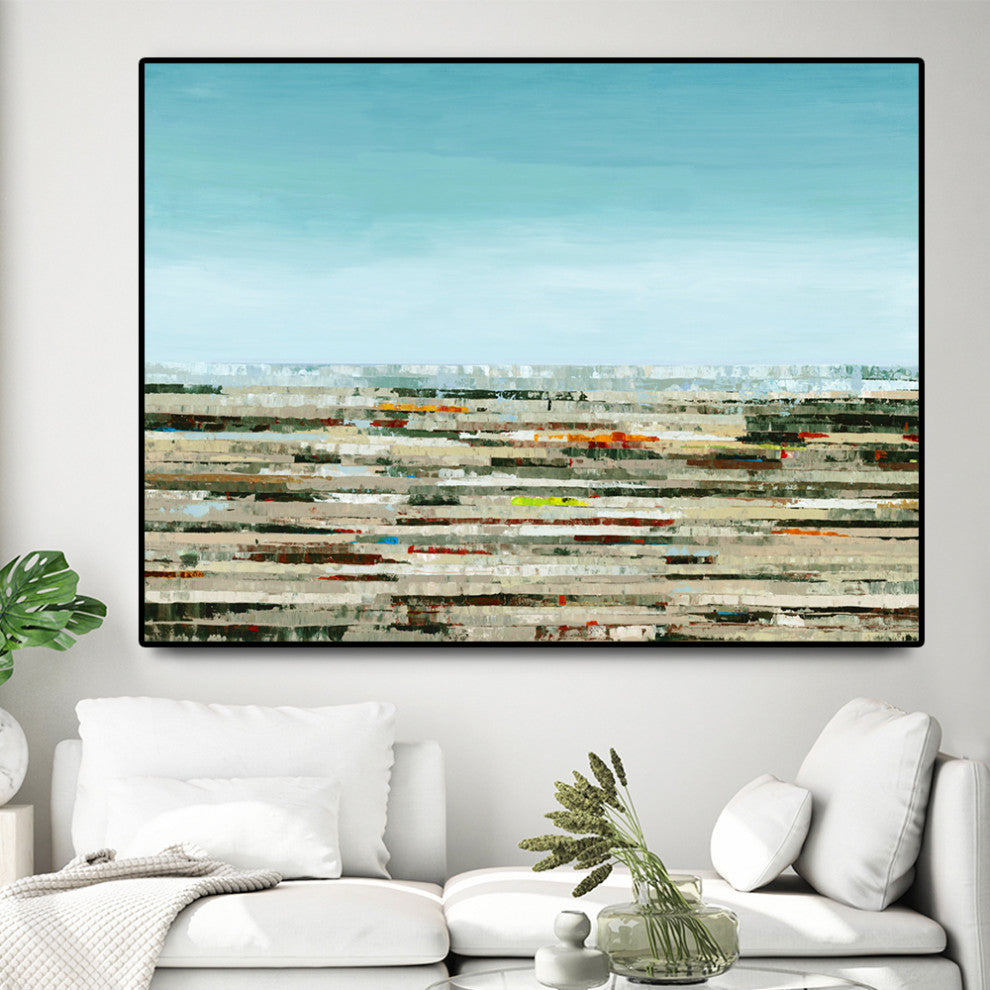 "Gradiation" Oversized Framed Canvas, 60" x 40"