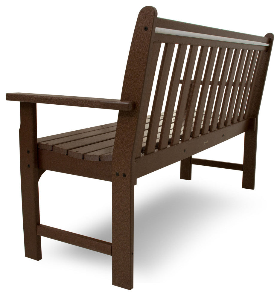 Polywood Vineyard 60" Bench, Mahogany