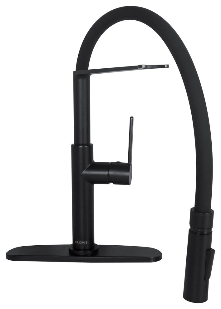 Single Handle Deck Mounted High Arc Pull Out  Kitchen Faucet