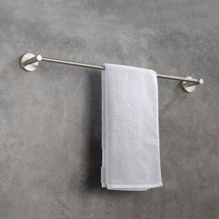 Circular 24" Bathroom Towel Bar KBA1404, Brushed Nickel
