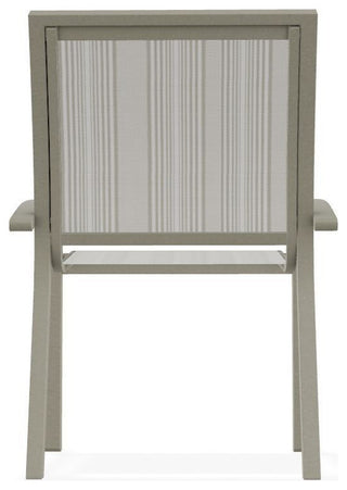 Kendall Sling Stackable Outdoor Dining Chair, Harbor/Storm
