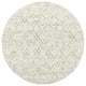 Ahgly Company Indoor Round Mid-Century Modern Area Rugs, 4' Round