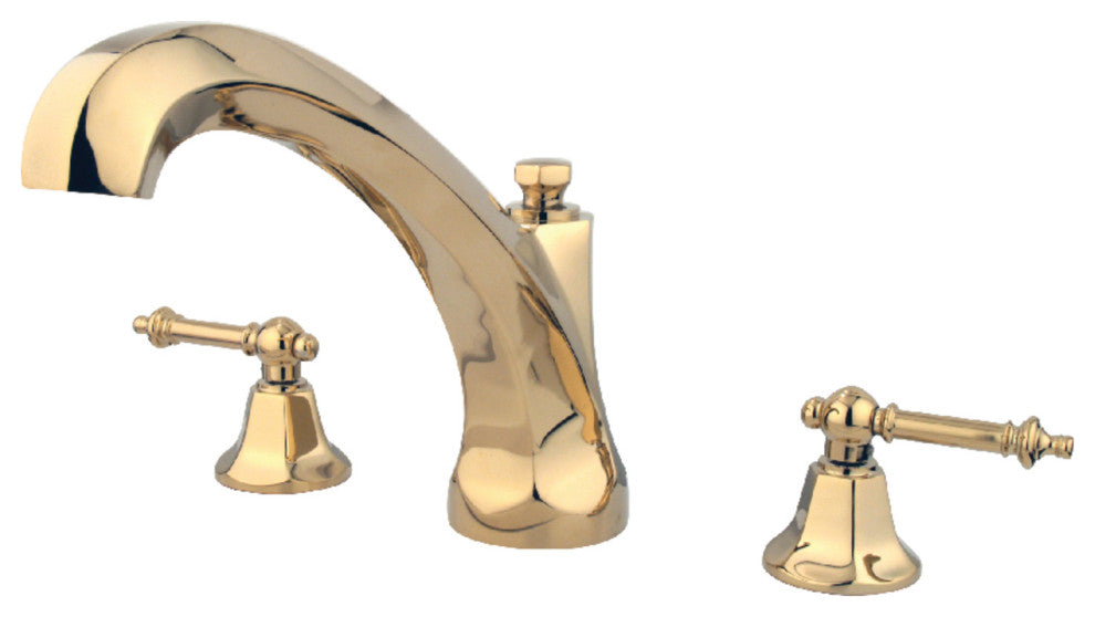 Kingston Brass Roman Tub Faucet, Polished Brass