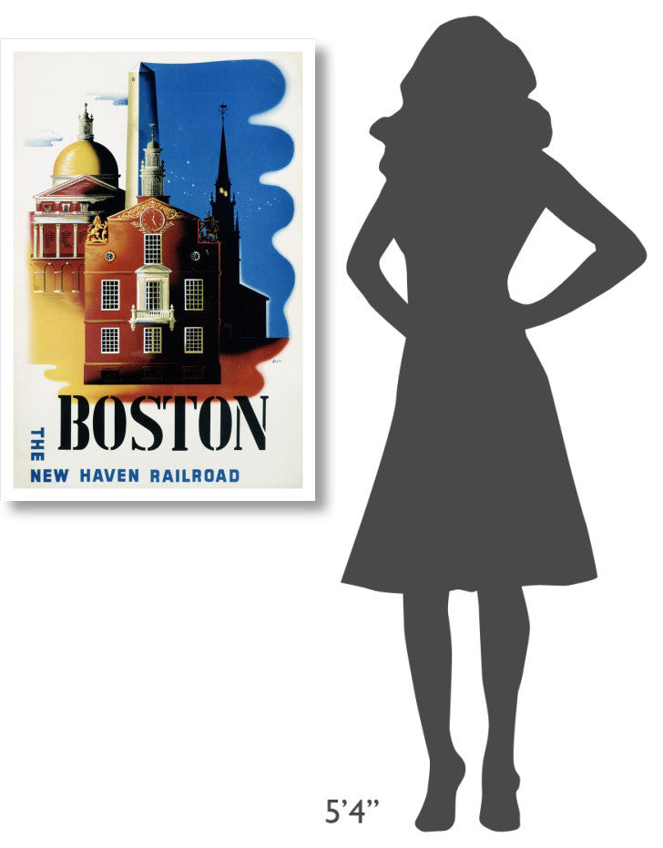 "New Haven Railroad / Boston" Digital Paper Print by Ben Nason, 26"x38"