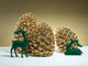 Gold Decorative Pinecone Figurine, Large