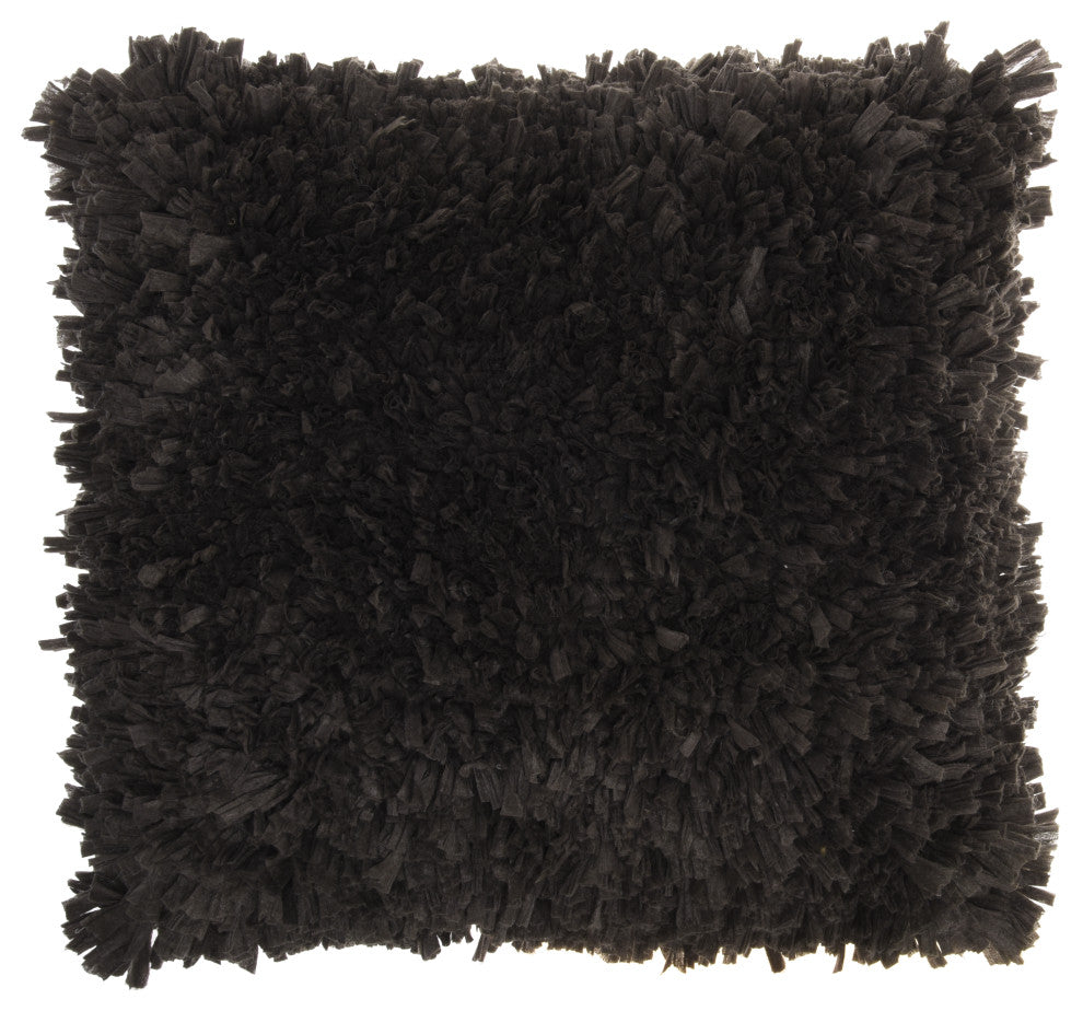 Mina Victory DL660 Throw Pillow, Charcoal, 17"x17"