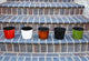 Hand Painted 5.5"H Round Plastic Pot Planter