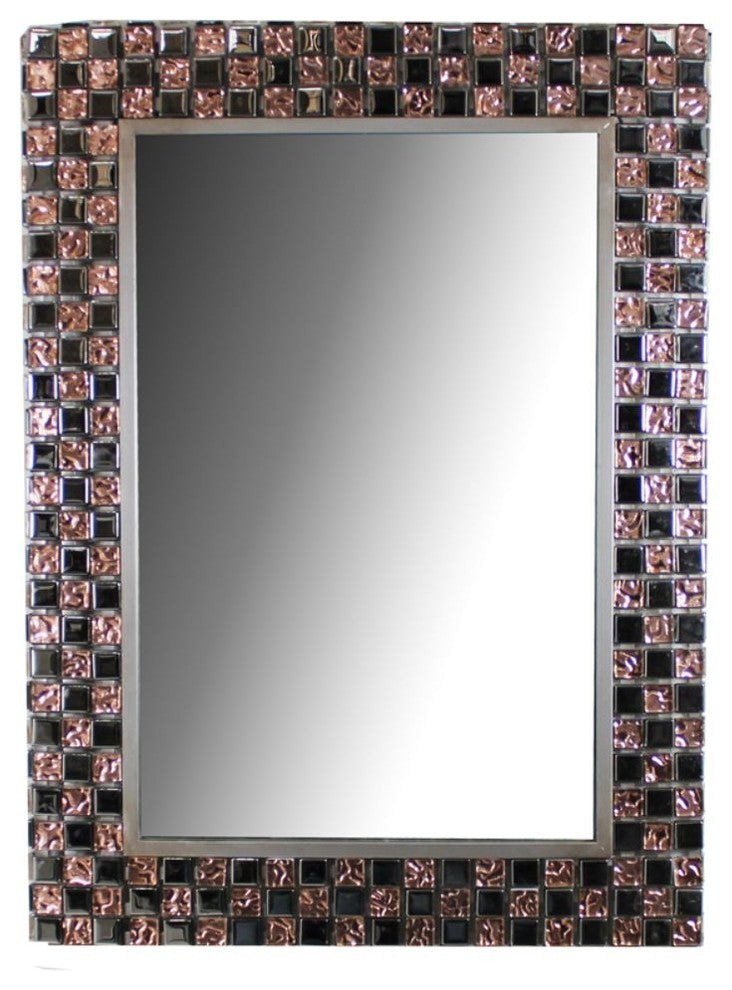 Amazing Mirror with Stones - Benzara