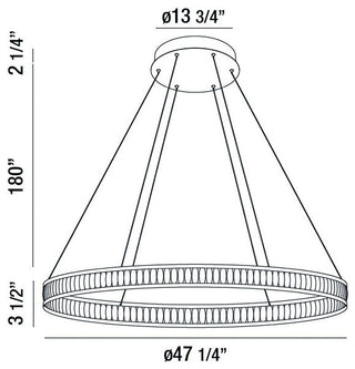132 Light Modern Large Chandeliers