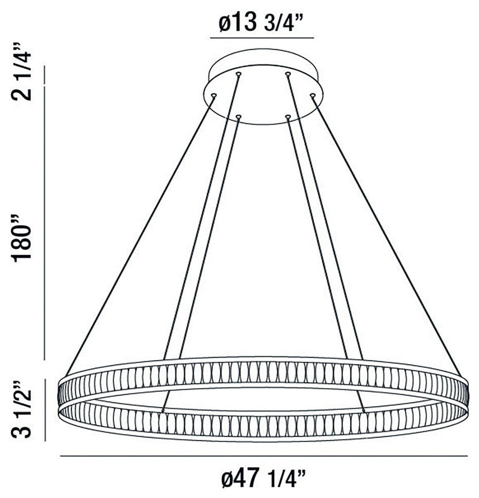 132 Light Modern Large Chandeliers