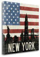 "New York" By Moira Hershey, Giclee Print on Gallery Wrap Canvas, Ready to Hang