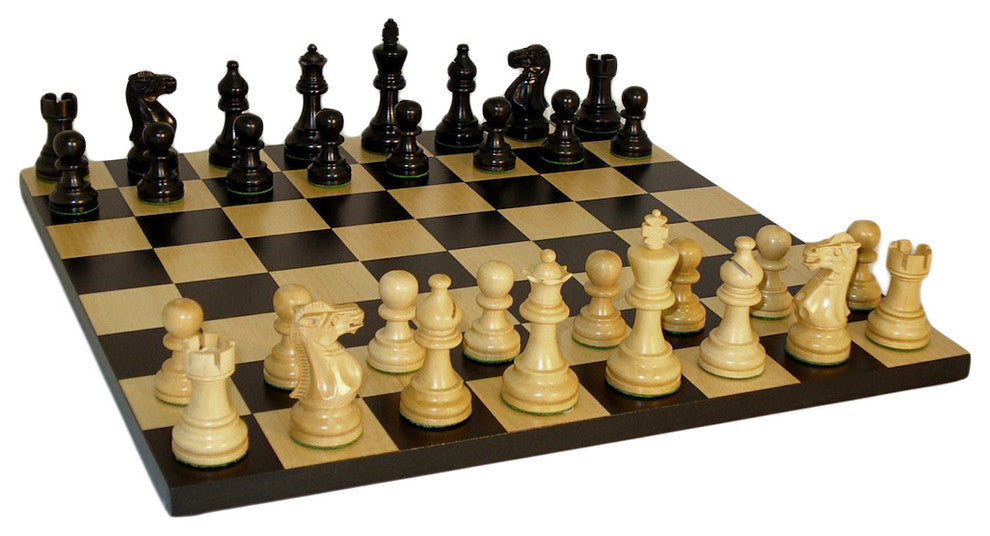Black American Emperor Basic Chess Set