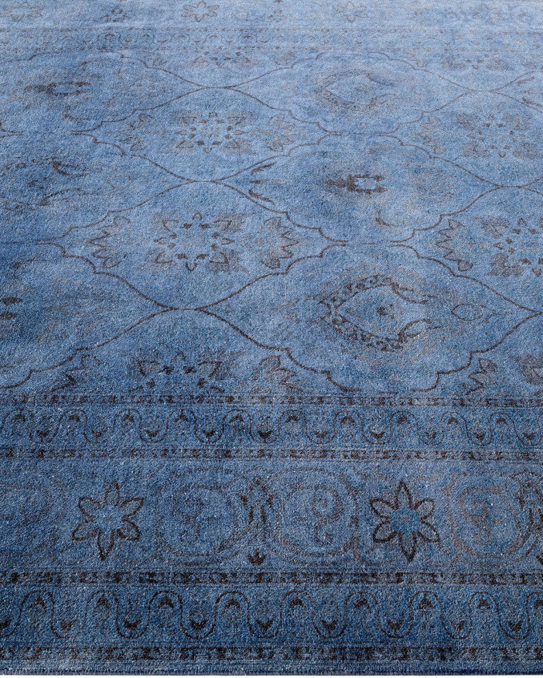 Fine Vibrance, One-of-a-Kind Hand-Knotted Area Rug Gray, 6'2"x8'10"