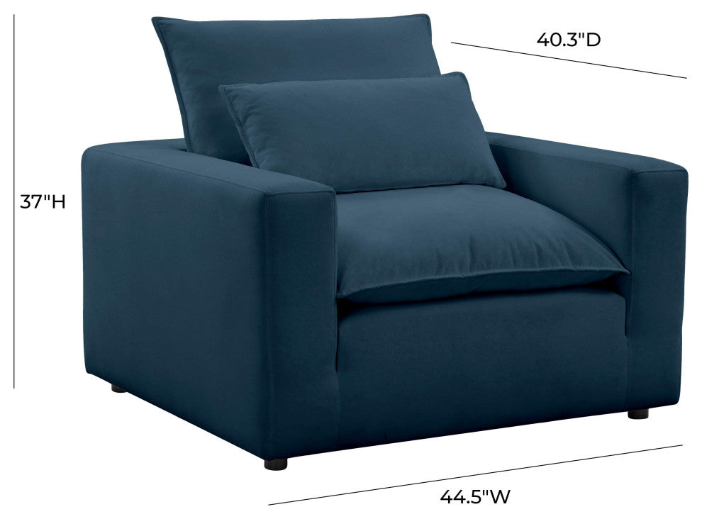Cali Arm Chair, Navy