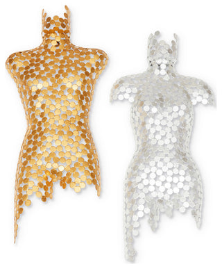 Male Torso, Gold Leaf