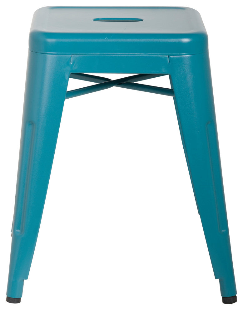 Highland Commercial Grade Stool, Frosted Teal, Set of 4