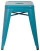Highland Commercial Grade Stool, Frosted Teal, Set of 4