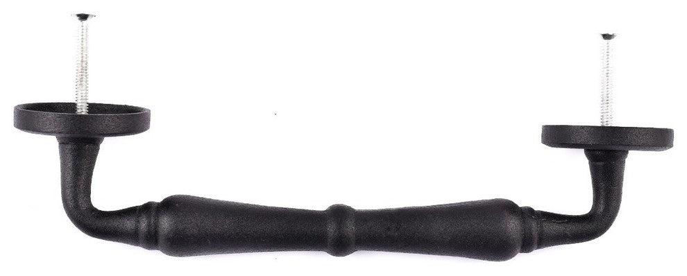 9" Wrought Iron Door Gate Handle Pull Colonial Antique Design Pack of 2