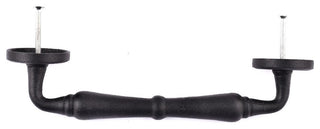 9" Wrought Iron Door Gate Handle Pull Colonial Antique Design Pack of 2