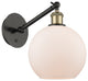 Innovations 317-1W-BAB-G121-8-LED 1-Light Sconce, Black Antique Brass