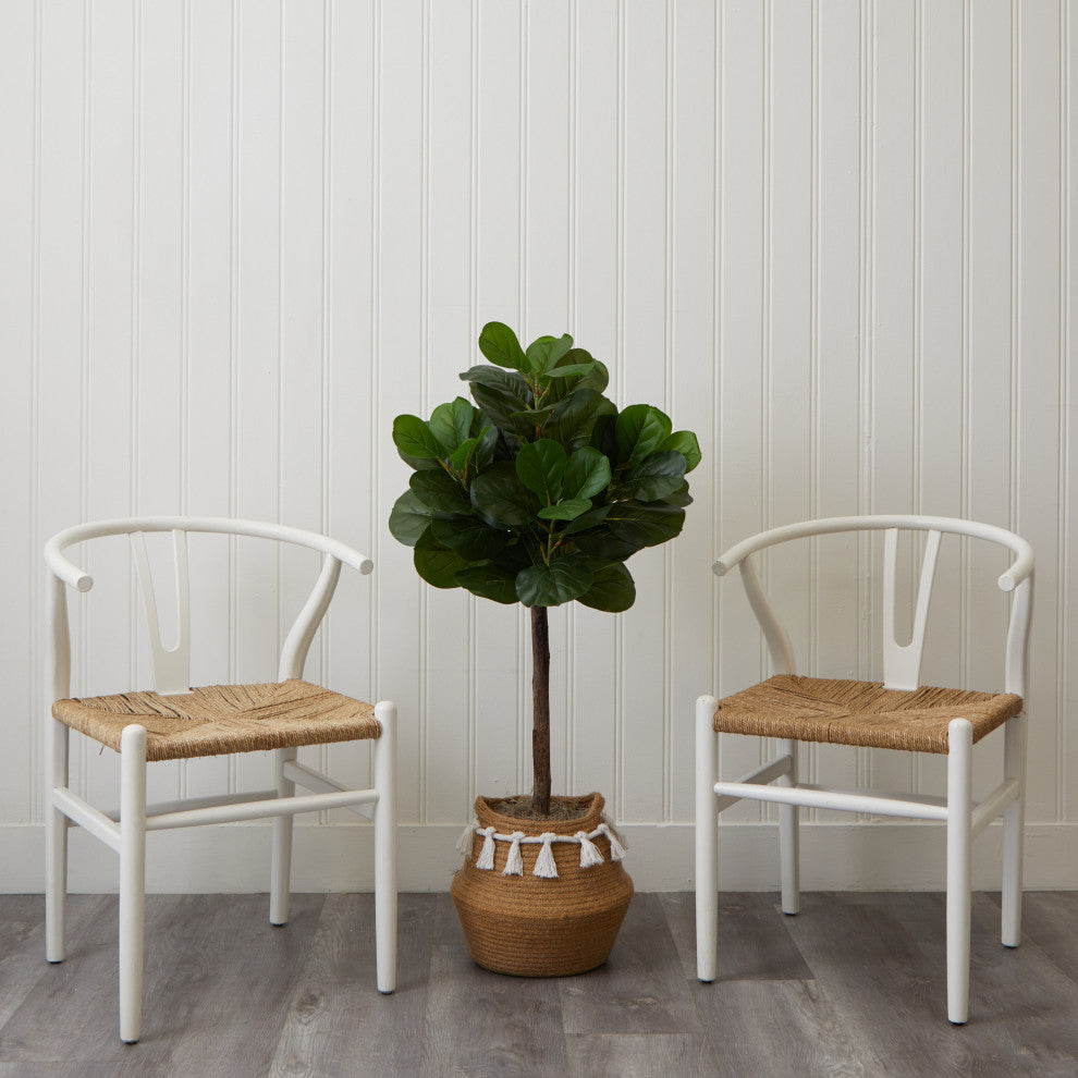 4ft. Artificial Fiddle Leaf Fig Tree With Basket DIY KIT