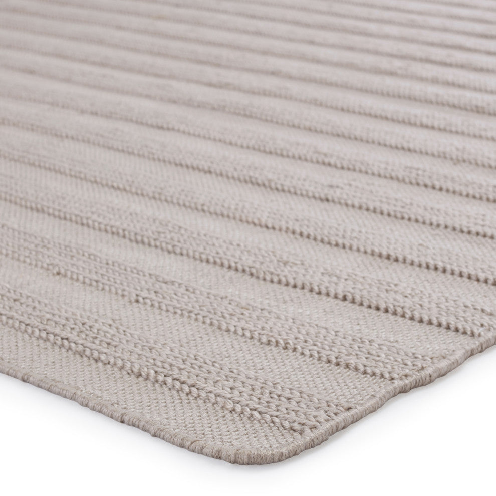 Jaipur Living Miradero Indoor/ Outdoor Striped Area Rug, Light Gray, 2'x3'