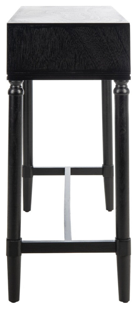 Safavieh Aliyah 2 Drawer Console Table, Black