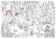 "Color the Forest Color XIII" Digital Paper Print by Elyse DeNeige, 50"x34"