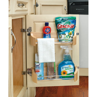 Wood Cabinet Door Storage Organizer, 19.75"