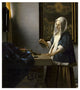 "Woman Holding a Balance" Digital Paper Print by Johannes Vermeer, 41"x46"