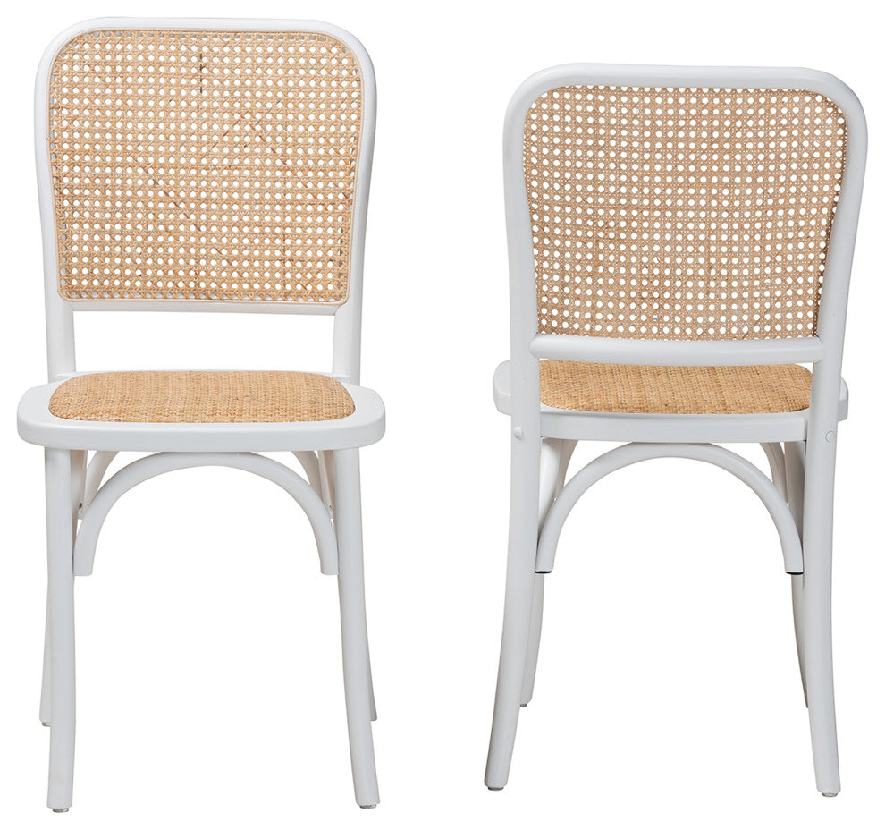 Ramonita Rattan 2-Piece Dining Chair Set
