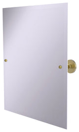 Prestige Skyline Frameless Beveled Edge Tilt Mirror, Satin Brass