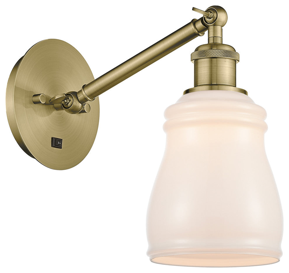 Innovations 317-1W-AB-G391-LED 1-Light Sconce, Antique Brass