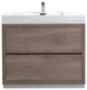 Bliss 40" Free Standing Bathroom Vanity, Butternut