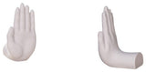 Danya B 2-Piece "Hands" Bookend Set, White