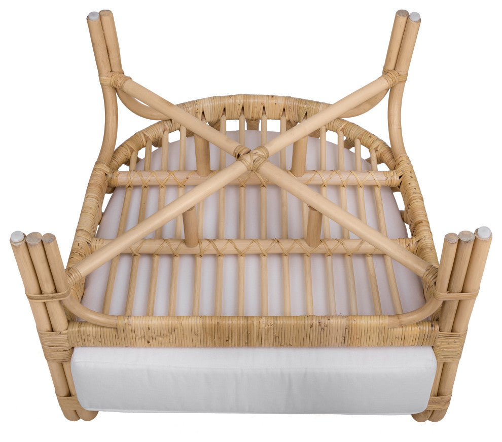 Lana Rattan Accent Arm Chair