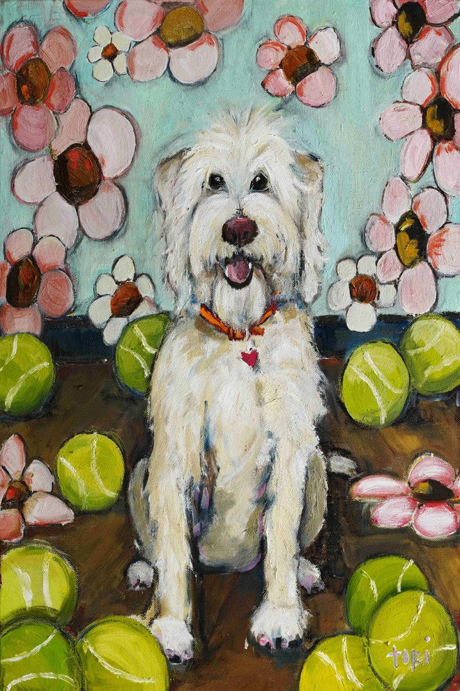"Rosie" Painting Print on Canvas by Tori Campisi