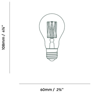 Globe 2700K E26 Non-Tinted Light Bulb, Set of 10