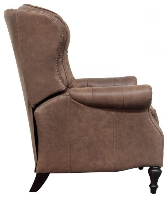 Kendall Recliner, Dark Sanded Bomber