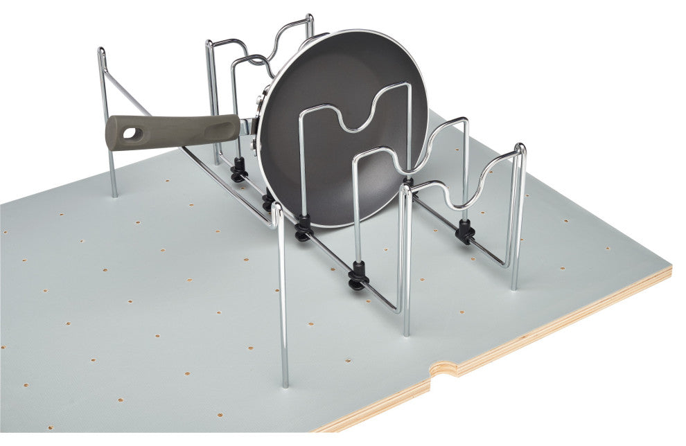 Drop-In Pot and Pan Organizer for Rev-A-Shelf 4DPS Peg Boards