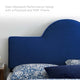 Headboard, Twin Size, Velvet, Blue Navy, Modern Contemporary, Bedroom Master