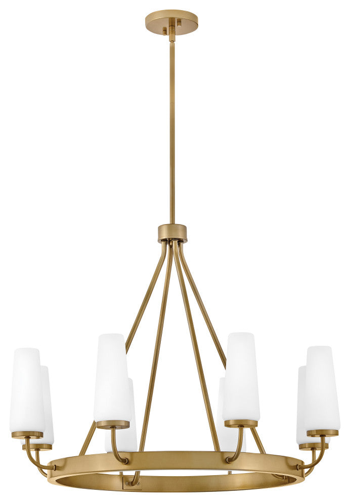 Lark Selma Chandelier, Gold, 32"