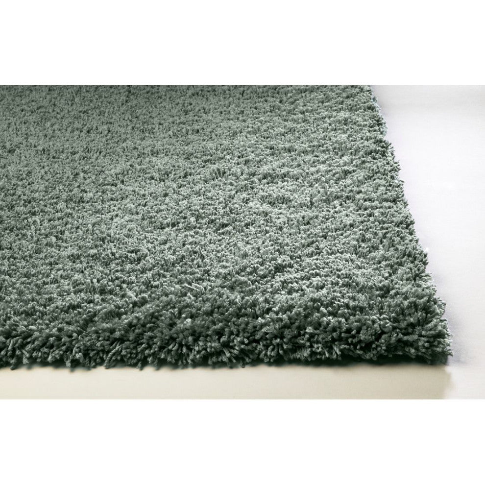 KAS Bliss 1565 Slate Shag Area Rug, 2'3" x 7'6" Runner