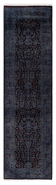 Overdyed One-of-a-Kind Hand-Knotted Area Rug Gray, 2' 6" x 9' 3"